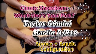 Taylor Gsmini Sapele Vs. Martin Djr10Mini Guitar Showdown & Song Preview