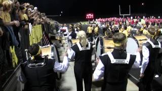 Drumline, Cheerleaders and Student Section at the FBHS Gold Out Game
