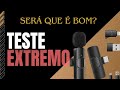 TESTE EXTREMO COM O MICROFONE LAPELA WIRELESS LAVALLER