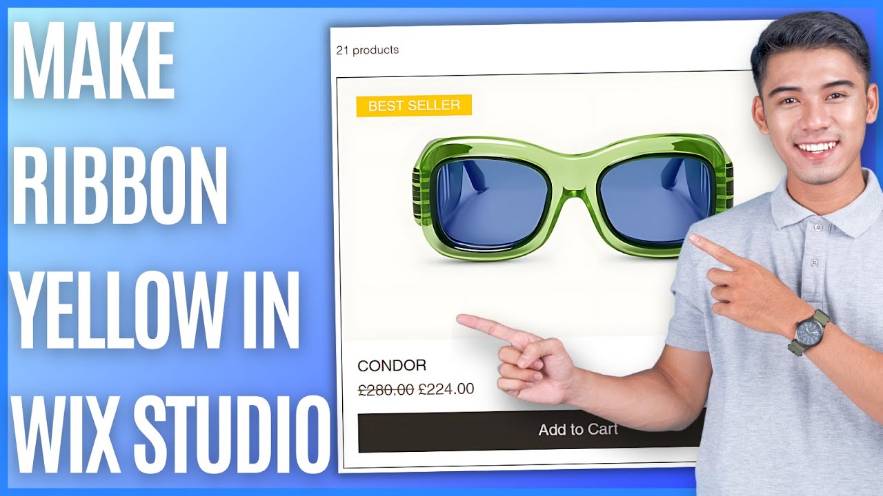 How to Change Ribbon Color to Yellow in Wix Studio [Quick Guide] - YouTube