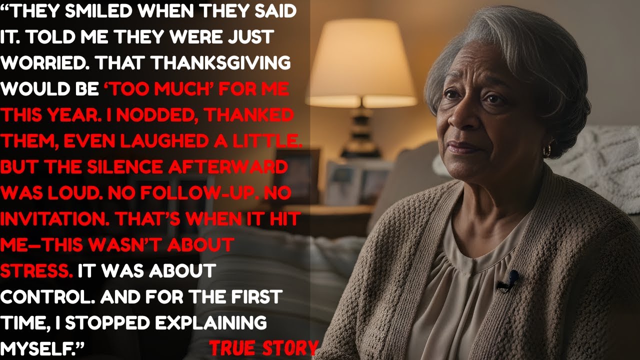 They Said Thanksgiving Would Be “Too Stressful for Me” — I Finally Understood Why