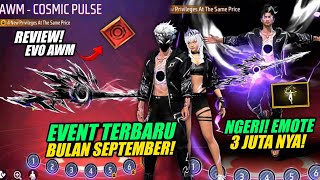 EVOGUN FF SELANJUTNYA! 😱 AWM COSMIC   EVENT TEMA COSMIC RILIS SETELAH UPDATE OB55!