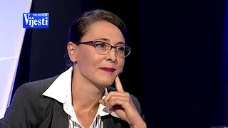 07-10-2021 - TV Vijesti - Načisto:  Gosti emisije bili su   Vanja Ćalović Marković i Milivoje Katnić