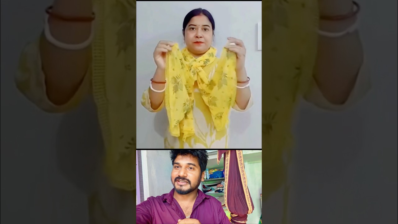 பெண்கள் இப்படி துப்பட்டா போடலாம்