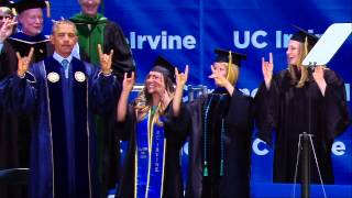 President barack obama learned how to zot at uc irvine's all-grads
commencement june 14, 2014, angel stadium. is the rallying cry of
masco...