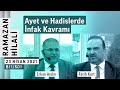 Ayet ve Hadislerde İnfak Kavramı │Ramazan Hilali - Fatih Kurt / Ramazan'ın 11. İftarı