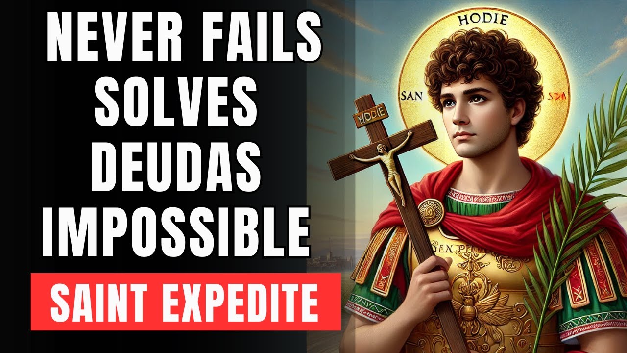 💖 ORACIÓN SECRETA A SAN EXPEDITO 🙏 PARA DEUDAS Y URGENCIAS ✨ PODEROSA Y EFECTIVA