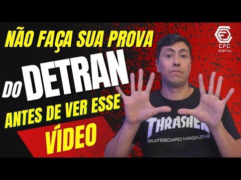 PROVA TEÓRICA DO DETRAN – PASSE DE PRIMEIRA - Questões de Provas, Dicas e Macetes.