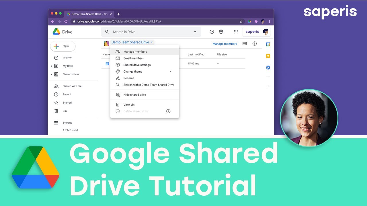 Create a shared drive - Google Workspace Learning Center