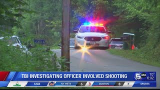 TBI investigating officer-involved shooting, man charged
