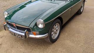 1971 MG MGB Roadster finished in British Racing Green, 15" Minilite style alloy wheels