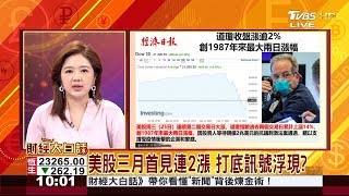 美股三月首見連2漲 打底訊號浮現 財經大白話 20200326