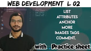Web Development L2 | HTML Lists, Attributes, Images, Anchor & More | Live Practice | Ashutosh Sir