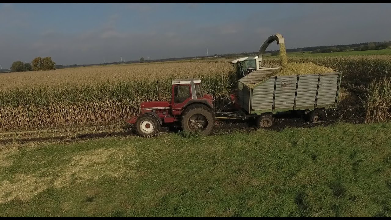 Maishäckseln im Moor 2017 |Claas Jaguar 860 |John Deere | IHC |Deutz |Eurotrans