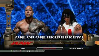 WWE 2K15 - Dwayne "The Rock" Johnson vs Juventud "The Juice" Guerrera: Raw 2005