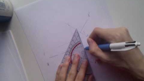 Monge (Descriptive) Geometry: perpendicular to a line