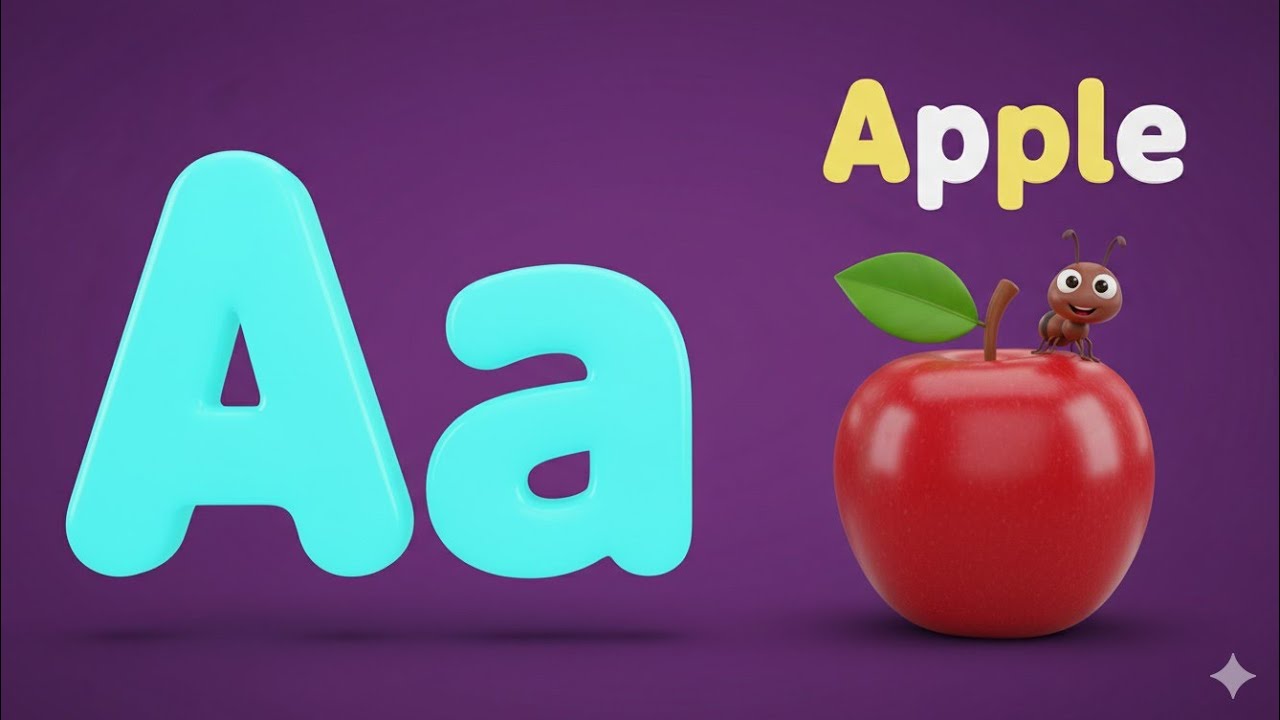 A for Apple, A for Ant | Kids Alphabet Song