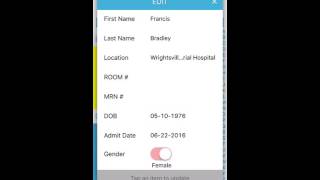 Patient List Management on Mobile