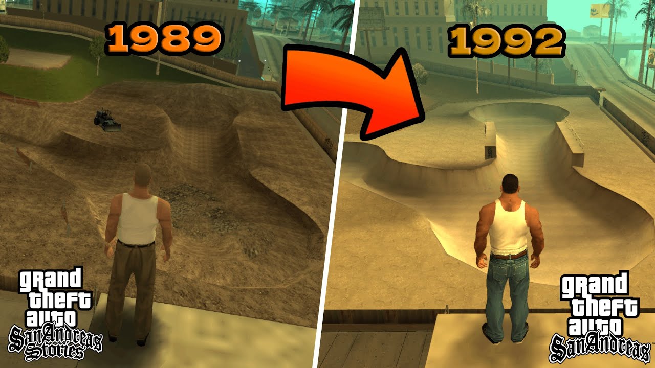 GTA San Andreas Stories VS GTA San Andreas MAP COMPARISON!