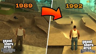GTA San Andreas Stories VS GTA San Andreas MAP COMPARISON!