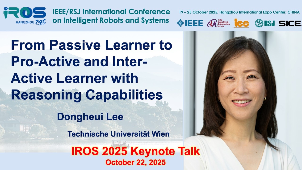 Основные доклады IROS 2025 — Сессия «Взаимодействие человека и робота»: Донгхеуи Ли