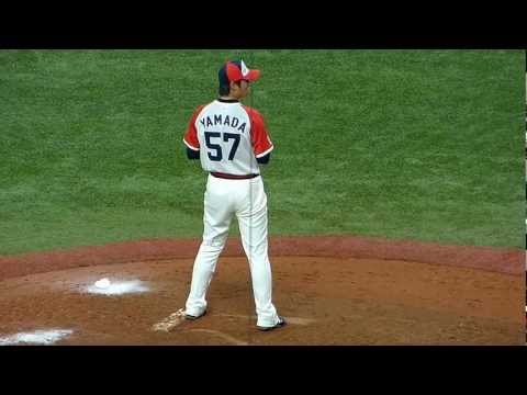 120824　LEGEND OF Bs 2012　近鉄バファローズ　4回表　山田投手 vs 炭谷