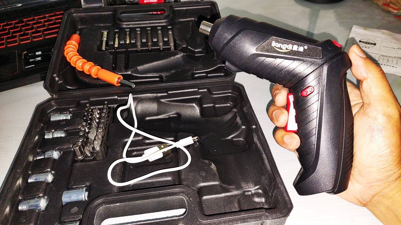 Obeng Listrk Murah Terbaik CORDLESS SCREWDRIVER 4 2V YouTube