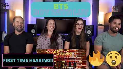 First time ever hearing BTS “Boy with Luv ” Feat. Halsey -  Catchy!! | Couples React