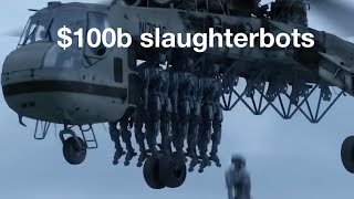 $100 billion AI slaughterbots. Beyond Atlas and Figure 01.