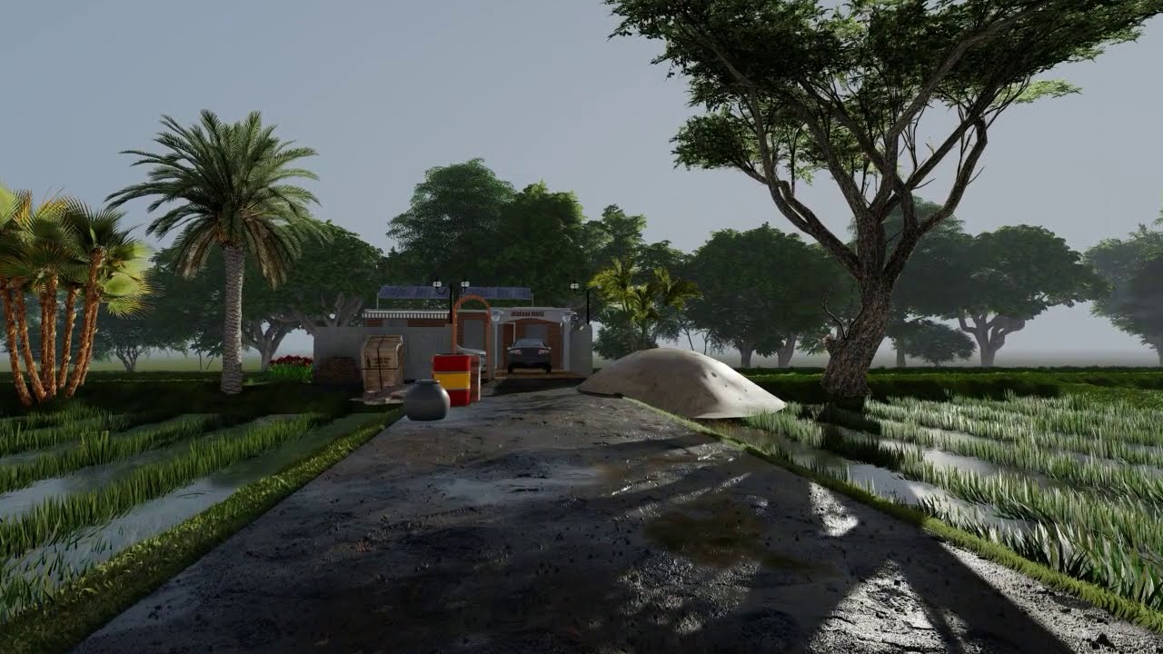 my village cinematic video | 3d animation