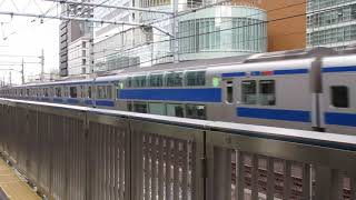 JR上野東京ライン(常磐線) E531系 秋葉原駅通過