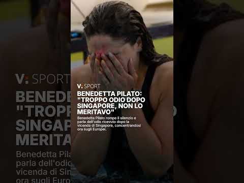 Video Lo sfogo di Benedetta Pilato: Troppo odio dopo Singapore non me lo meritavo.
