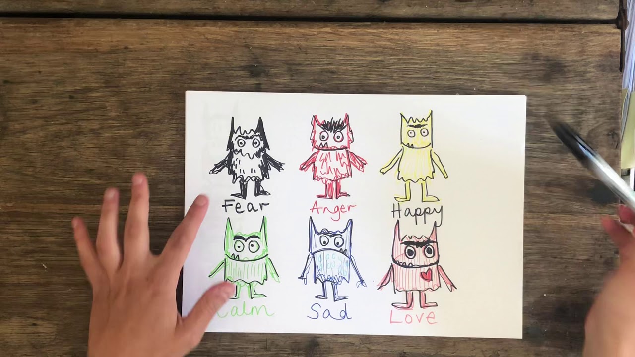 Colour Monster Book Activities Youtube