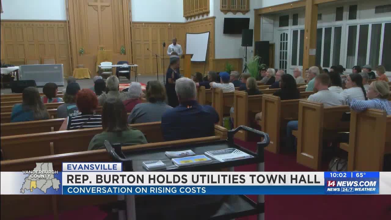 State Rep. Alex Burton holds utility costs town hall meeting