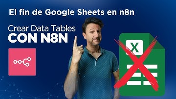 🎉  El fin de Google Sheets: Llegan Data Tables en n8n Nativas 🚨