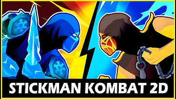 Stickman Kombat 2D Gameplay | Epic Stickman Fighting Battle (Crazy Games)