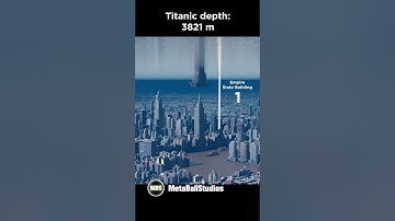 Titanic Depth in Perspective! 🤯🛳️ (3821 m)