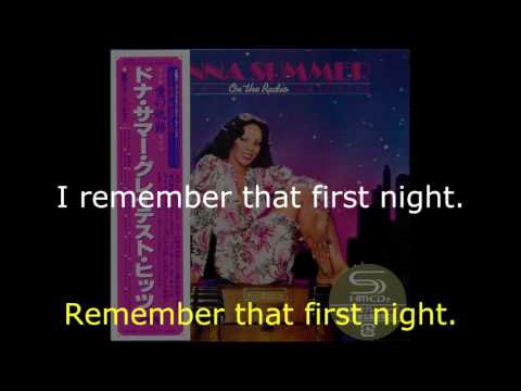 Donna Summer - I Remember Yesterday (7" UK Single) LYRICS SHM "On the Radio: Greatest Hits I & II"