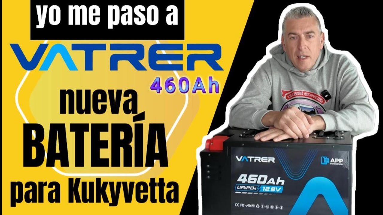 460Ah LiFePo4 de Vatrer 472Ah reales!!!