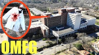 you will not believe what my drone caught on camera at this abandoned mental hospital (disturbing)