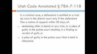 Justice Court Appeals
