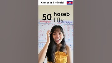 Speak Khmer in 1 minute! - Lesson 7 - Numbers from 10 to 100