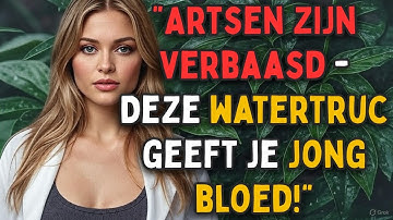 Voeg DIT toe aan je water na je 50e (uroloog legt het geheim van de bloedstroom uit) | Advies