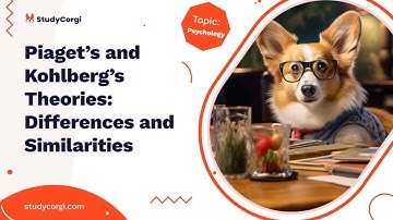 Piaget’s and Kohlberg’s Theories: Differences and Similarities - Research Paper Example