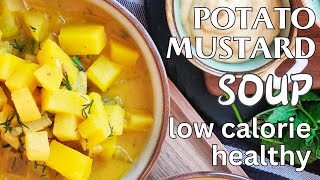 Kartoffel-Kohlrabi-Senf-Suppe – lecker, gesund kalorienarm vegan/vegetarisches Rezept – ONE POT