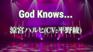 【生音風カラオケ】God Knows...  涼宮ハルヒ(CV:平野綾)【ガイドメロディ付き】