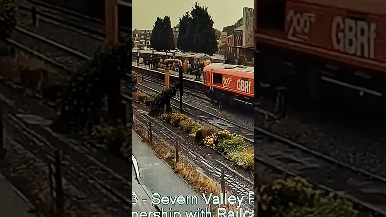 class 69 and class 66 appire on svr live cam during GBRF railfrieght weekend