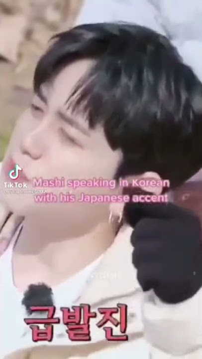 Mashiho speaking Korean with his Japanese accent will always be so cute😳😍 #treasure #mashiho#jikjin