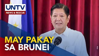 PBBM, may state visit sa Brunei; Pagpapaigting sa defense ties, kabilang sa pakay