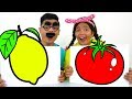 Learn Colors and Names of Vegetables - Educational Video for Children